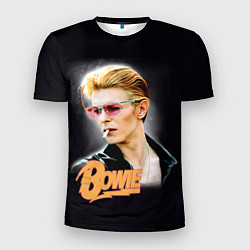 Футболка спортивная мужская David Bowie Smoking, цвет: 3D-принт
