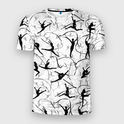 Мужская спорт-футболка Воздушная акробатика Паттерн