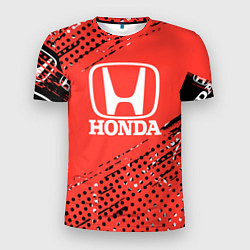 Футболка спортивная мужская HONDA хонда sport, цвет: 3D-принт