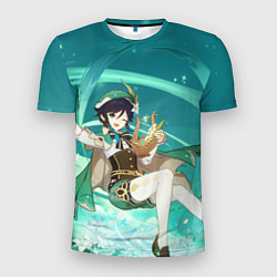 Футболка спортивная мужская Venti Genshin Impact, цвет: 3D-принт