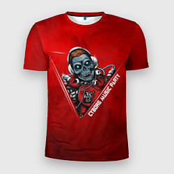 Футболка спортивная мужская Cyborg music, цвет: 3D-принт