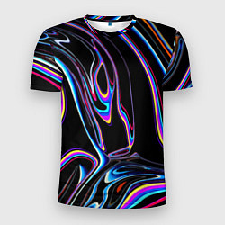 Футболка спортивная мужская Vanguard pattern Neon, цвет: 3D-принт