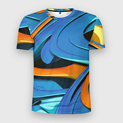 Мужская спорт-футболка Abstraction Fashion 2037