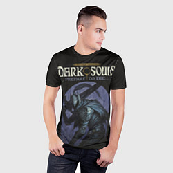 Футболка спортивная мужская Темная душа Dark Souls, цвет: 3D-принт — фото 2