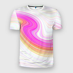 Мужская спорт-футболка Abstract gradient lines