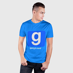 Футболка спортивная мужская Garrys Mod логотип, цвет: 3D-принт — фото 2
