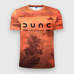 Футболка спортивная мужская Dune: Spice Wars, logo, цвет: 3D-принт
