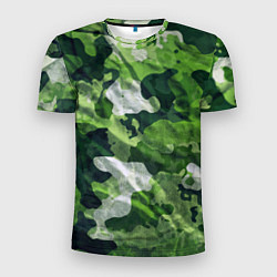 Мужская спорт-футболка Camouflage Pattern Камуфляж Паттерн