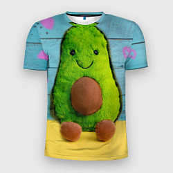 Футболка спортивная мужская Avocado print, цвет: 3D-принт