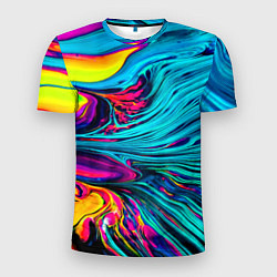 Мужская спорт-футболка Paint Wave