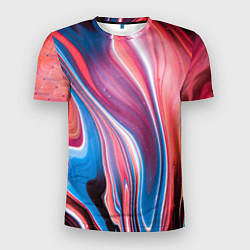 Мужская спорт-футболка Colorful river