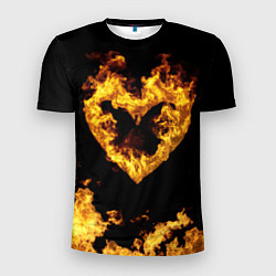 Мужская спорт-футболка Fire Heart