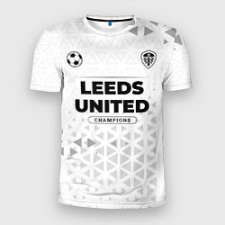 Футболка спортивная мужская Leeds United Champions Униформа, цвет: 3D-принт