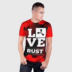 Футболка спортивная мужская Rust Love Классика, цвет: 3D-принт — фото 2