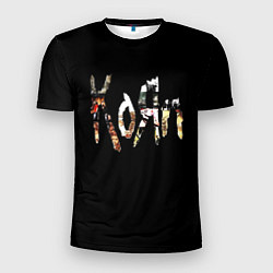 Футболка спортивная мужская KoЯn Korn лого, цвет: 3D-принт