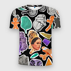 Мужская спорт-футболка Underground pattern Fashion trend