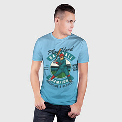 Футболка спортивная мужская Чемпионат по бейсболу, цвет: 3D-принт — фото 2