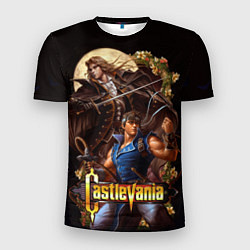 Футболка спортивная мужская Castlevania - Leon & Alucard, цвет: 3D-принт