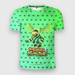 Футболка спортивная мужская My singing Monsters - Жужук, цвет: 3D-принт