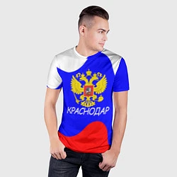 Футболка спортивная мужская Краснодар - ГЕРБ, цвет: 3D-принт — фото 2
