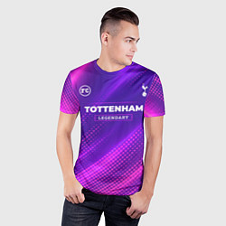 Футболка спортивная мужская Tottenham legendary sport grunge, цвет: 3D-принт — фото 2