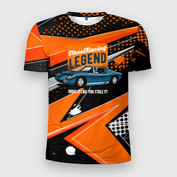 Футболка спортивная мужская Street racing Legend retro, цвет: 3D-принт