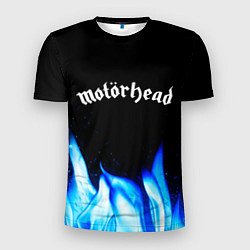 Футболка спортивная мужская Motorhead blue fire, цвет: 3D-принт