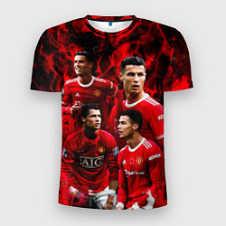 Мужская спорт-футболка Криштиану Роналду Манчестер Юнайтед