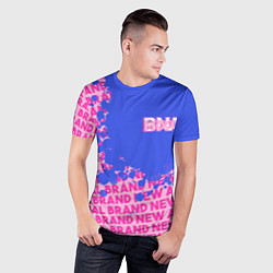 Футболка спортивная мужская Совершенно новое животное арт, цвет: 3D-принт — фото 2