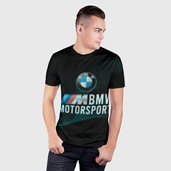 Футболка спортивная мужская BMW Motosport theam, цвет: 3D-принт — фото 2