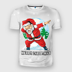 Мужская спорт-футболка Dab Santa Merry Christmas