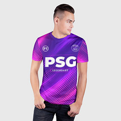 Футболка спортивная мужская PSG legendary sport grunge, цвет: 3D-принт — фото 2
