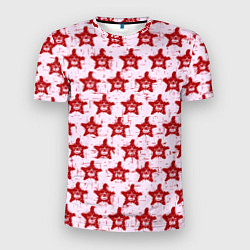 Мужская спорт-футболка Череп и звезда