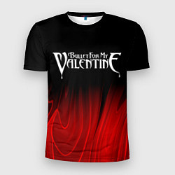 Футболка спортивная мужская Bullet For My Valentine red plasma, цвет: 3D-принт