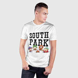 Футболка спортивная мужская South park кострёр, цвет: 3D-принт — фото 2