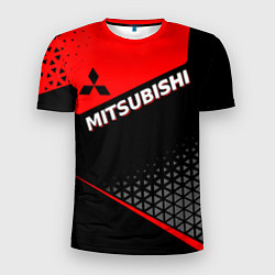 Футболка спортивная мужская Mitsubishi - Красная униформа, цвет: 3D-принт
