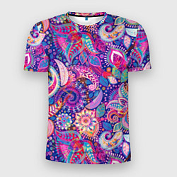 Мужская спорт-футболка Multi-colored colorful patterns