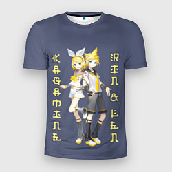 Футболка спортивная мужская Кагаминэ Рин и Лен, цвет: 3D-принт