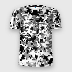 Мужская спорт-футболка Городской пиксель камуфляж