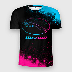 Футболка спортивная мужская Jaguar - neon gradient, цвет: 3D-принт