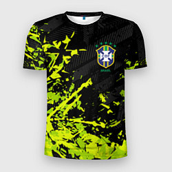 Мужская спорт-футболка Сборная Бразилия пятна
