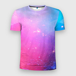 Мужская спорт-футболка Звёздное геометрическое небо