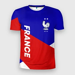 Мужская спорт-футболка Сборная франции три цвета