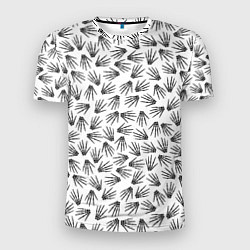 Мужская спорт-футболка Ладонь скелета