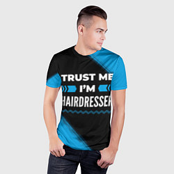 Футболка спортивная мужская Trust me Im hairdresser dark, цвет: 3D-принт — фото 2