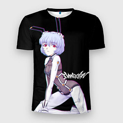 Футболка спортивная мужская Evangelion Рей Айанами, цвет: 3D-принт
