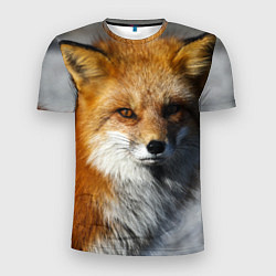 Футболка спортивная мужская Лиc, цвет: 3D-принт