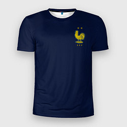Футболка спортивная мужская Форма сборной Франции ЧМ 2022, цвет: 3D-принт