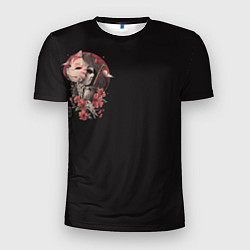 Футболка спортивная мужская Японская смерть самурай с катаной, цвет: 3D-принт