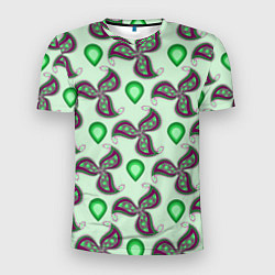 Футболка спортивная мужская Зеленая капля, цвет: 3D-принт